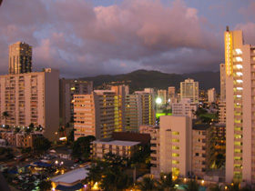 View from the hotel