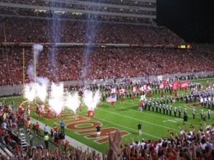 NC State takes the field