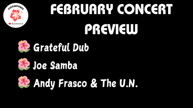 February concert guide preview